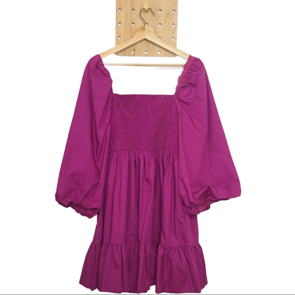 NWT ANTHROPOLOGIE MARIA TUNIC DRESS IN VIOLET - Picture 11 of 15